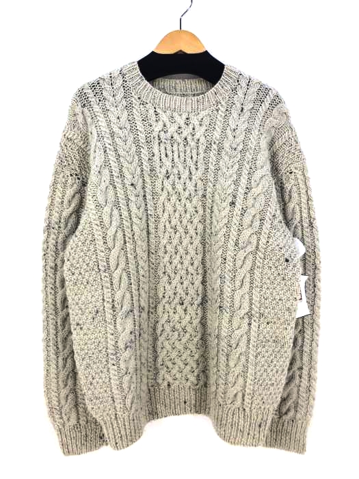 ユーズドフルギ USED古着 クルーネック ケーブルニット レディース 表記無