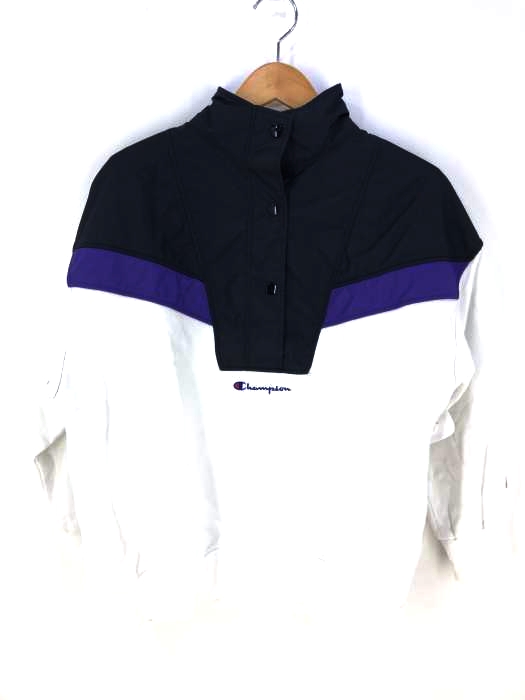 Champion(チャンピオン) 立ち襟ハーフスナップスウェット レディース  M