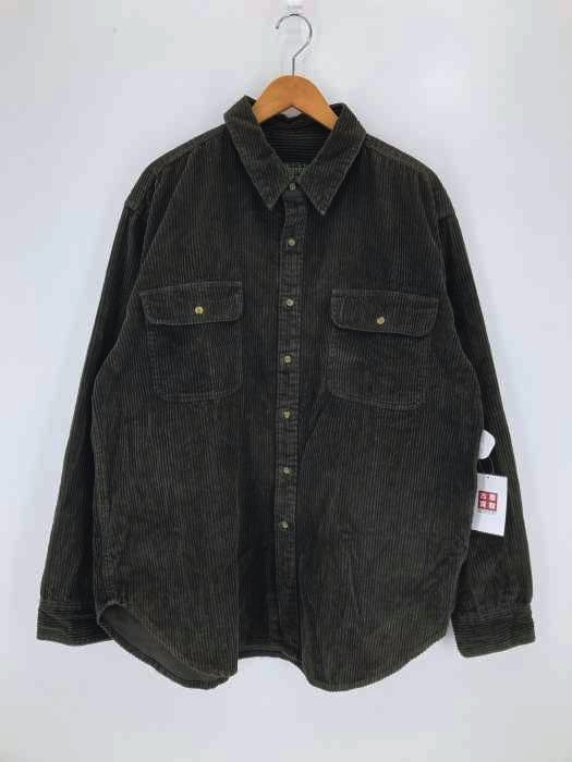 USED古着(ユーズドフルギ) GREAT NORTHWEST 太畝コーデュロイワークシャツ メンズ  L