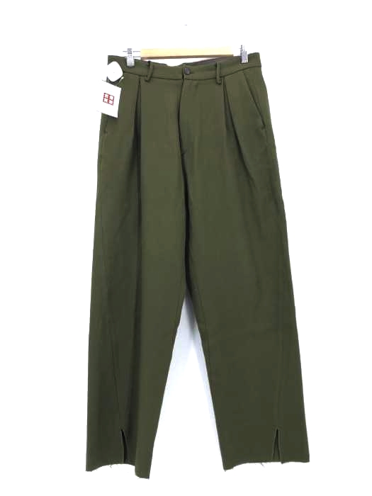 bukht(ブフト) CENTER SLIT TROUSERS メンズ JPN：3