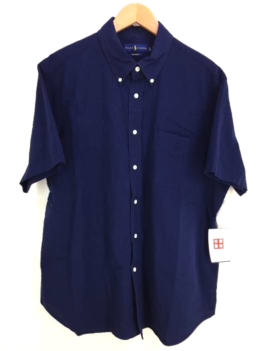 RALPH LAUREN(ラルフローレン) SEERSUKER  半袖ポケットシャツ メンズ  XL