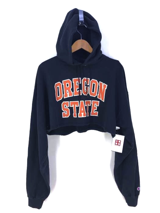 Champion(チャンピオン) OREGON STATE クロップド丈 パーカー レディース JPN：XL
