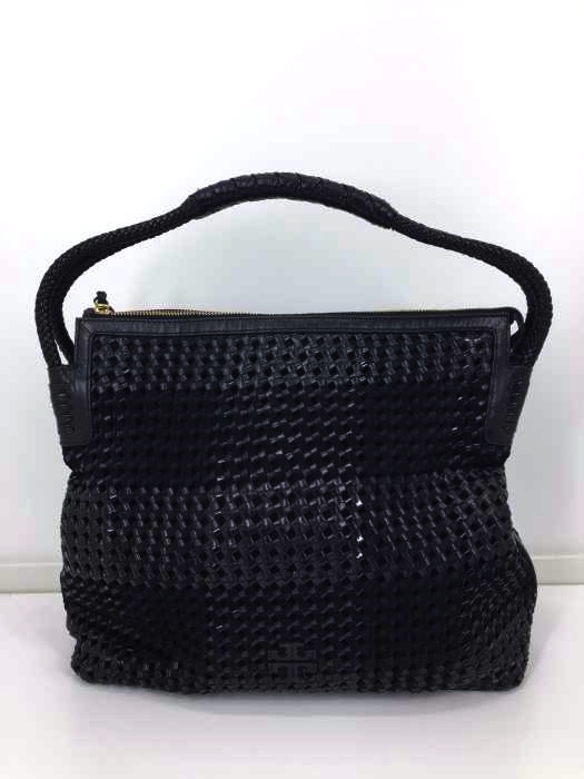 TORY BURCH(トリーバーチ) レザーカゴ編み フリンジ トートバッグ レディース 表記無