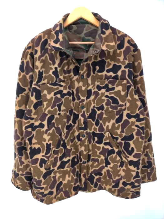WOOLRICH(ウールリッチ) 80S USA製 紺タグ リバーシブル カモ柄 ジャケット メンズ import：L