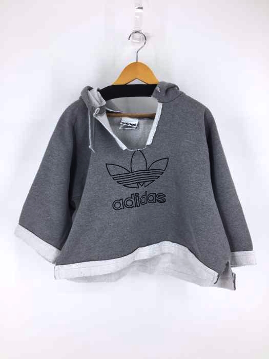 adidas(アディダス) 万国旗タグ リメイク 半袖プルオーバーパーカー レディース JPN：M