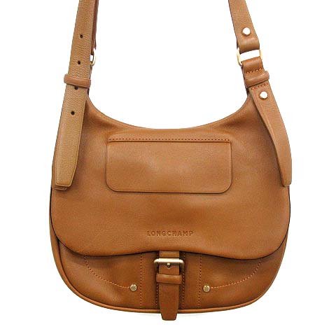 LONGCHAMP(ロンシャン) ショルダーバッグ レザー 茶 ブラウン /☆G レディース