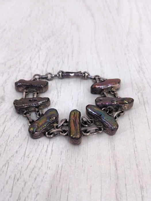 USED古着(ユーズドフルギ) 925刻印 デザインブレスレット メンズ 表記  