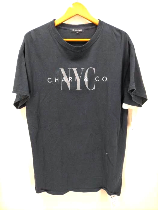 chari&co(チャリアンドコー) NYCプリント S/Sシャツ メンズ JPN：L