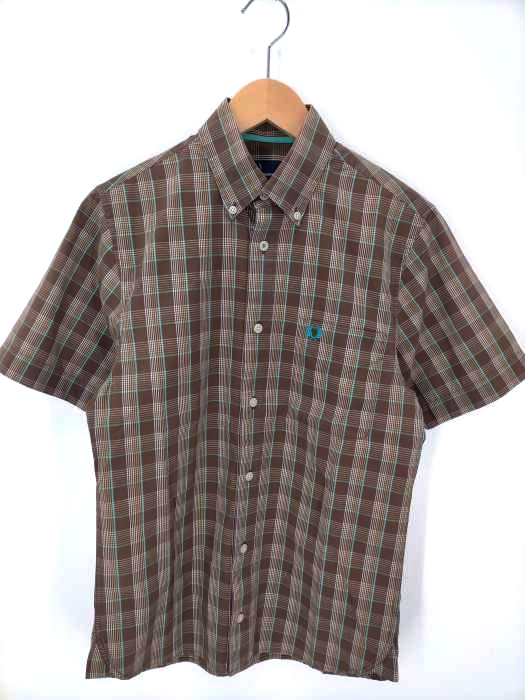 FRED PERRY(フレッドペリー) B.D S/S チェックシャツ メンズ import:XS