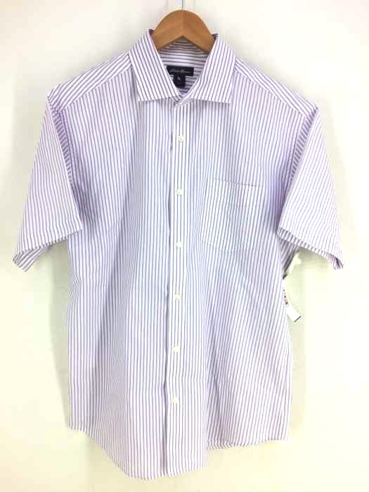 Eddie Bauer(エディーバウアー) ストライプBD半袖シャツ メンズ JPN:L