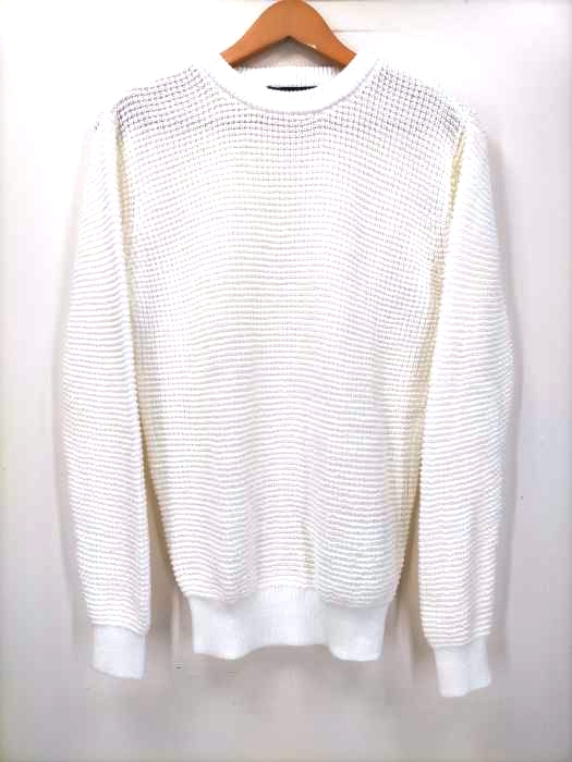 アズールバイマウジー AZUL by moussy WAFFLE STITCH CN KNIT メンズ  M