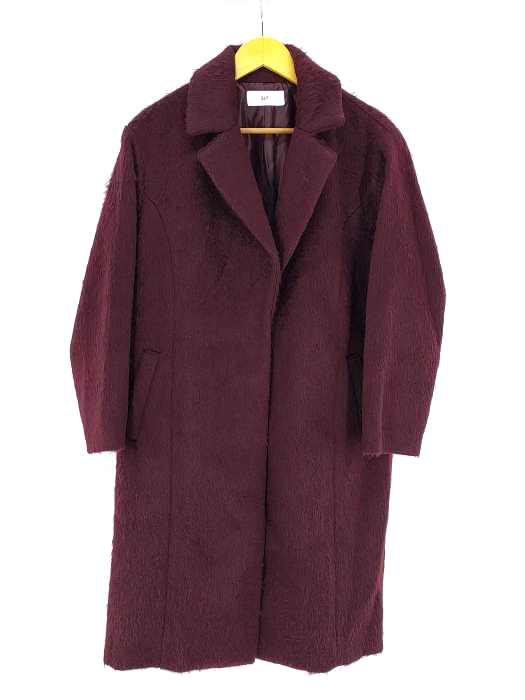 SLY(スライ) SHAGGY CHECK OVER COAT レディース  1