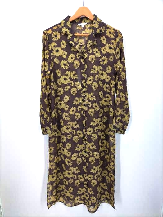 moussy(マウジー) FLORAL SHEER LONG SHIRT レディース  FREE