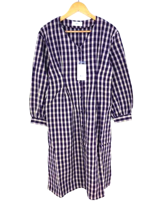 AZUL by moussy(アズールバイマウジー) VOLUME SLEEVE SFLARE ONEPIECE レディース  M