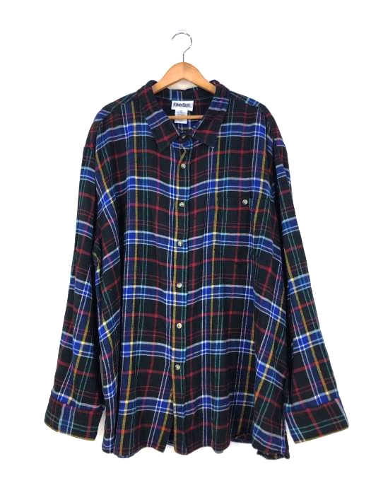 KING SIZE(キングサイズ) オーバーサイズネルチェックシャツ メンズ  5XL