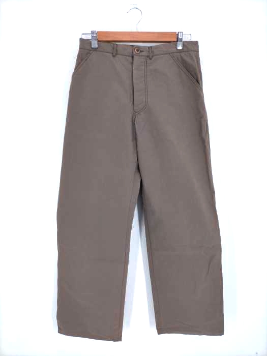 EMPORIO ARMANI(エンポリオアルマーニ) ボタンフライ ワイドトラウザーズ メンズ  48
