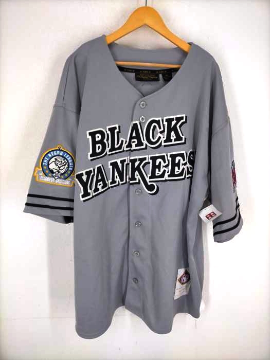 USED古着(ユーズドフルギ) NLBM Oh Trading Company BLACK YANKEES ベースボールシャツ メンズ 3XL