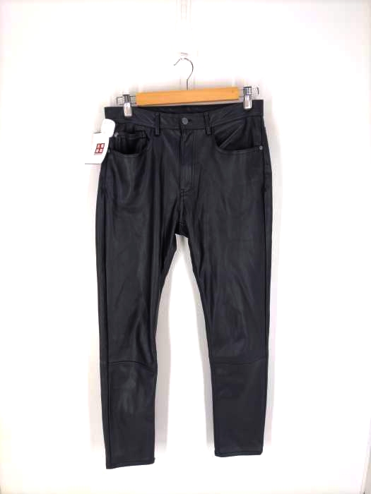 ザラ ZARA レザーテイストジッパー付きパンツ レディース  36