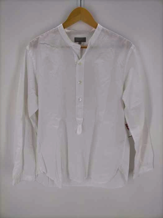 マーガレットハウエル MARGARET HOWELL 17ss プルオーバーバンドカラーシャツ メンズ JPN：L