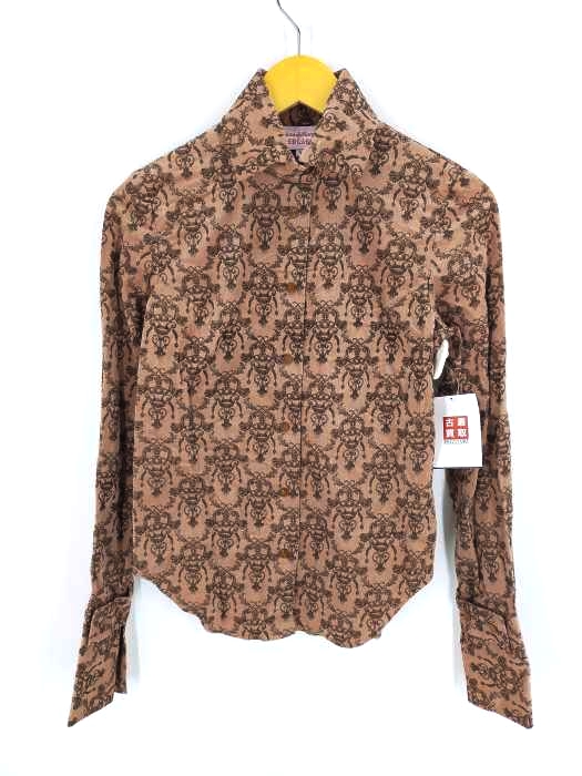 ヴィヴィアンウエストウッドレッドレーベル Vivienne Westwood RED LABEL 総柄長袖シャツ レディース  1