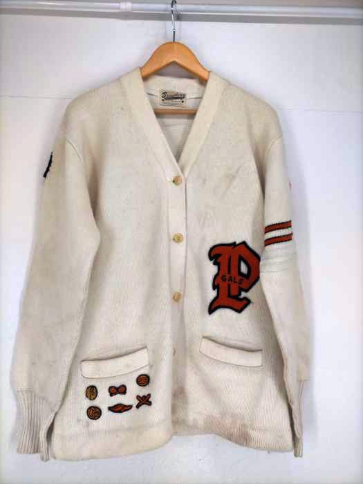 ユーズドフルギ USED古着 60~70s broadway キャンパスアクリルカーディガン メンズ 表記無