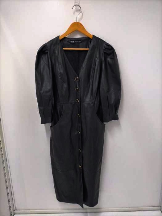 ザラ ZARA フェイクレザーワンピース レディース JPN：M