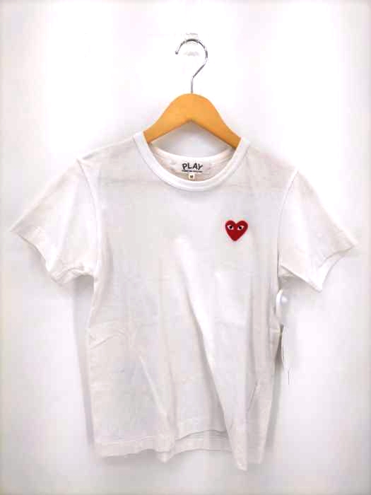 プレイコムデギャルソン PLAY COMME des GARCONS ハートロゴS/S Tシャツ レディース JPN：M