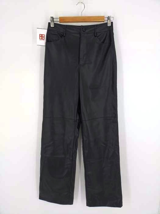 ザラ ZARA HIGH-WAIST FAUX LEATHER LEGGINGS レディース  S