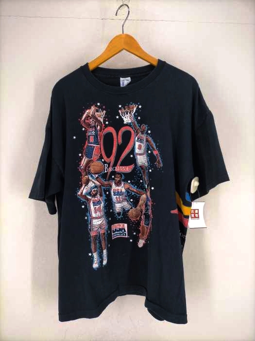 ユーズドフルギ USED古着 {{SAL EM SPORTSWEAR}} BARCELONA 1992 USA DREAM TEAM Tシャツ メンズ JPN：XXL