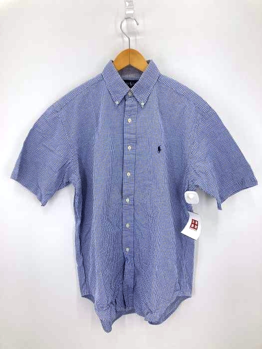 RALPH LAUREN(ラルフローレン) 90s BLAIRE スモールポニー刺繍 ギンガムチェック ボタンダウンシャツ シアサッカー メンズ  M