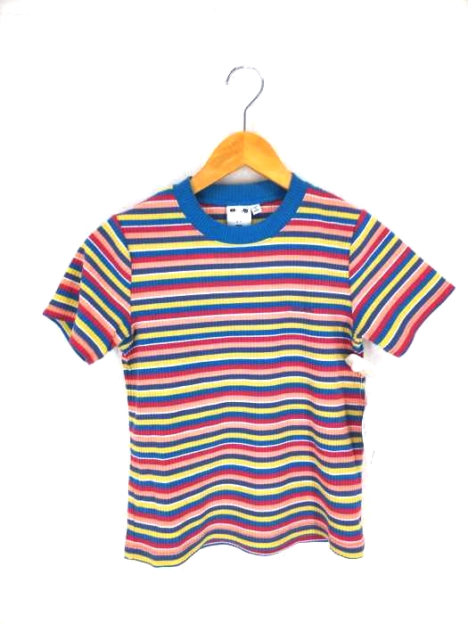 X-girl(エックスガール) STRIPED S/S TOP レディース  1