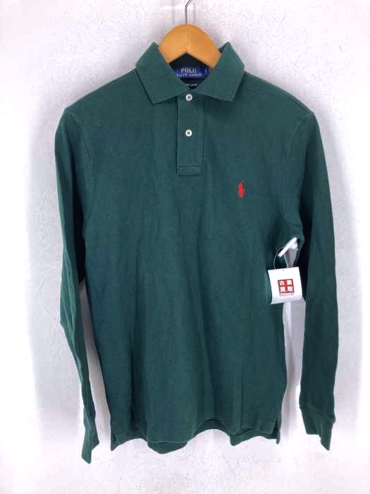 POLO RALPH LAUREN(ポロラルフローレン) CUSTOM SLIM FIT ポニー刺繍長袖ポロシャツ メンズ JPN：S