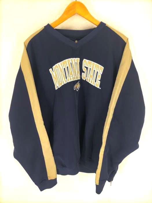USED古着(ユーズドフルギ) KNIGHTS APPAREL カレッジロゴVネックピステ メンズ JPN：L