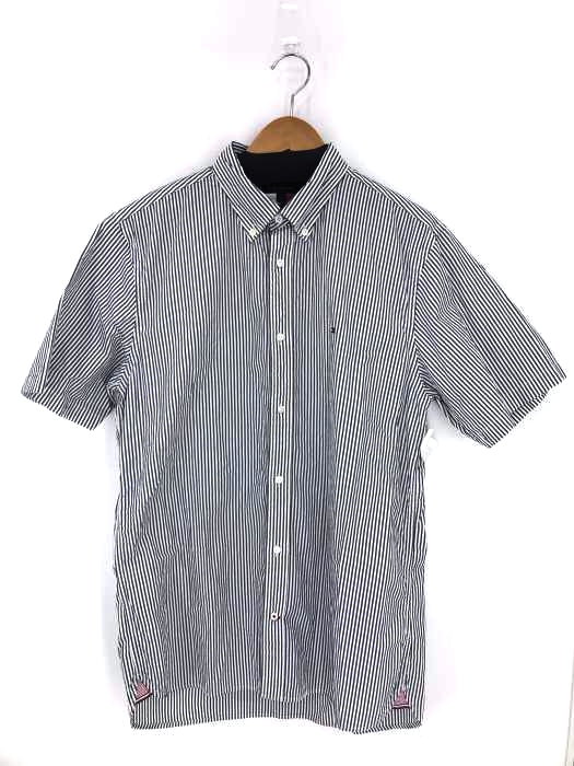 TOMMY HILFIGER(トミーヒルフィガー) シアサッカーストライプシャツ メンズ import:L