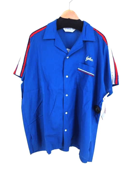 HILTON(ヒルトン) 三角タグ ボウリングシャツ メンズ JPN：XL