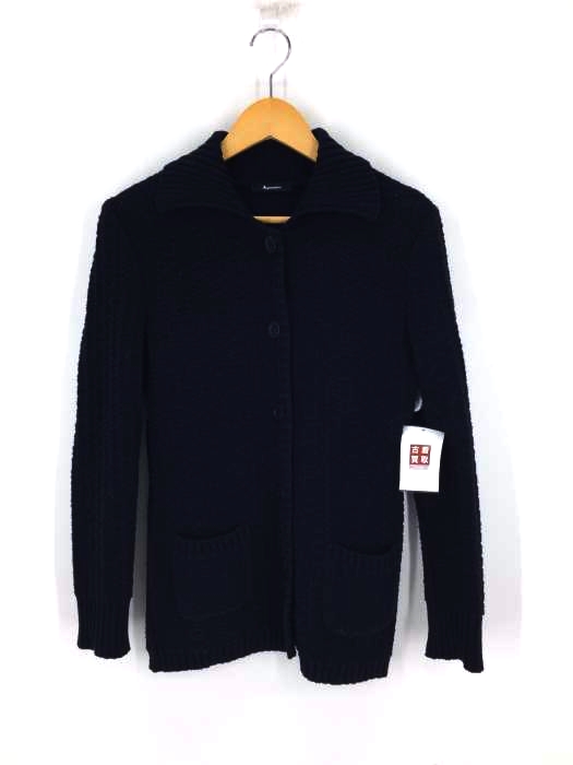 AQUASCUTUM(アクアスキュータム) コットンポリ サマーカーディガン ニットジャケット レディース 表記無