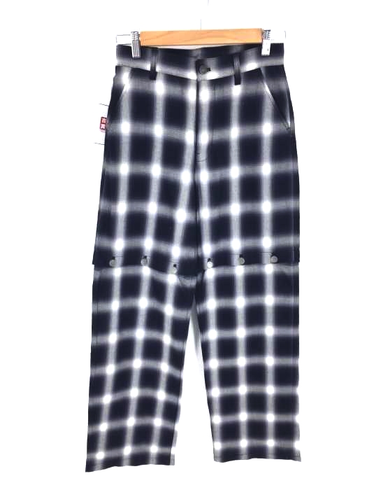 X-girl(エックスガール) OMBRE PLAID WIDE LEG PANTS レディース JPN：2