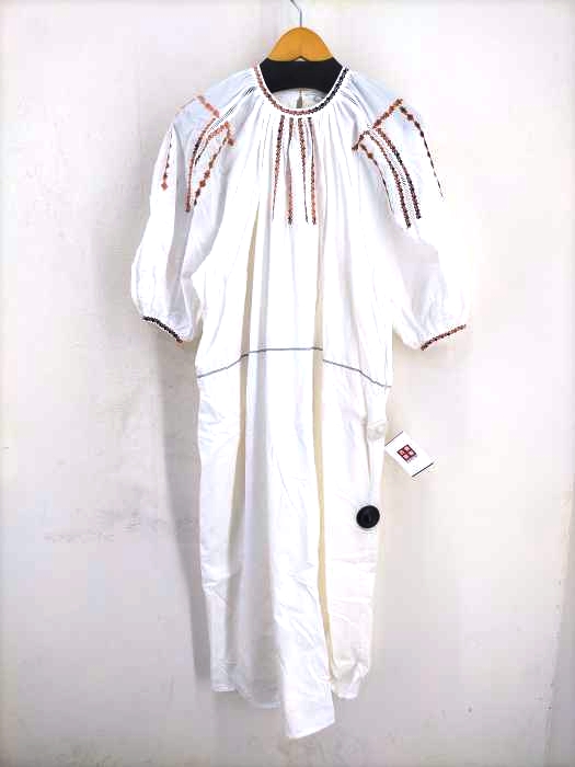 CLANE(クラネ) SMOCK EMBROIDERY ONE PIECE レディース  1