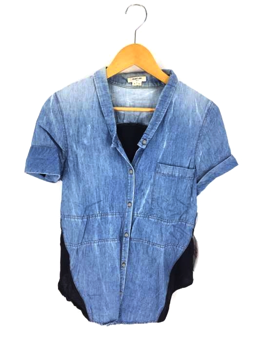 HELMUT LANG(ヘルムートラング) バックカットソー切替 デニムシャツ レディース import：S