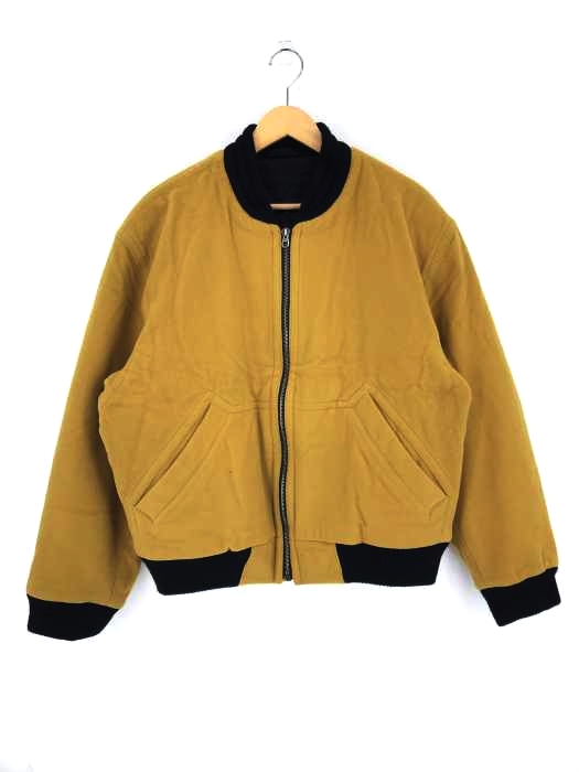 BOSS HUGO BOSS(ボスヒューゴボス) カシミヤ混バーシティジップアップブルゾン メンズ  050