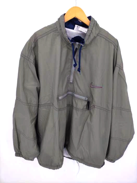 NIKE(ナイキ) 90s 銀タグ ナイロンハーフジッププルオーバー メンズ JPN：XL