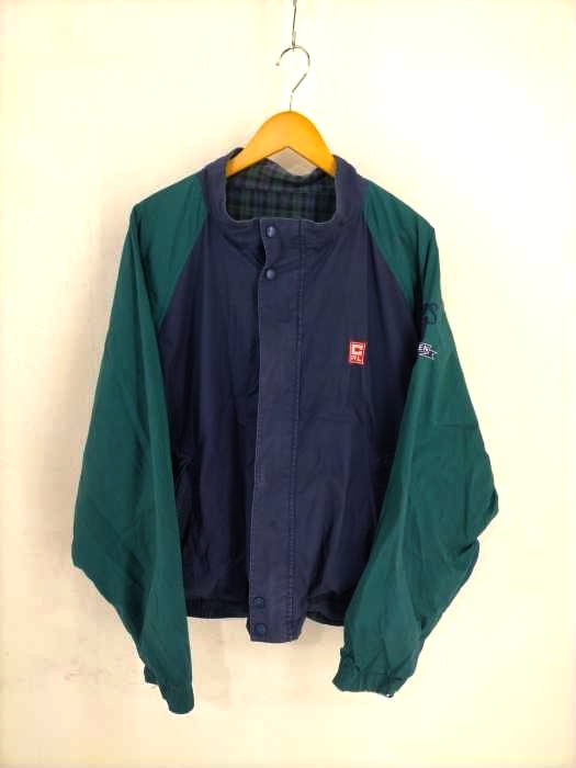 CHAPS RALPH LAUREN(チャップスラルフローレン) 90S 袖ロゴ刺繍リバーシブルブルゾン メンズ JPN：XL