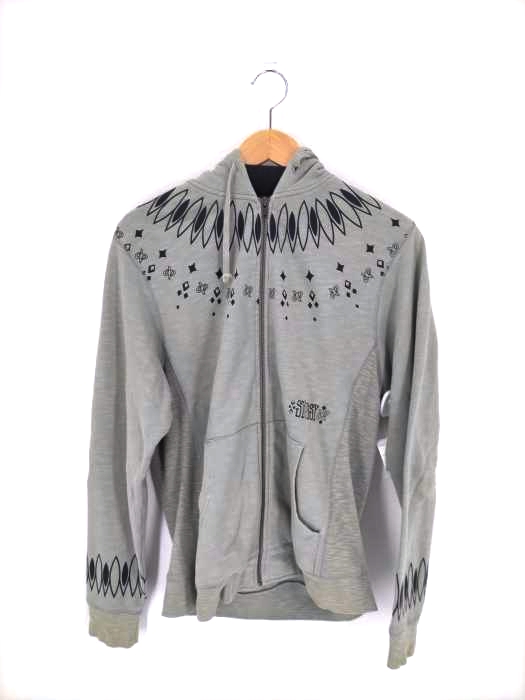 ステューシー Stussy ネイティブ柄 ジップアップパーカー メンズ  S