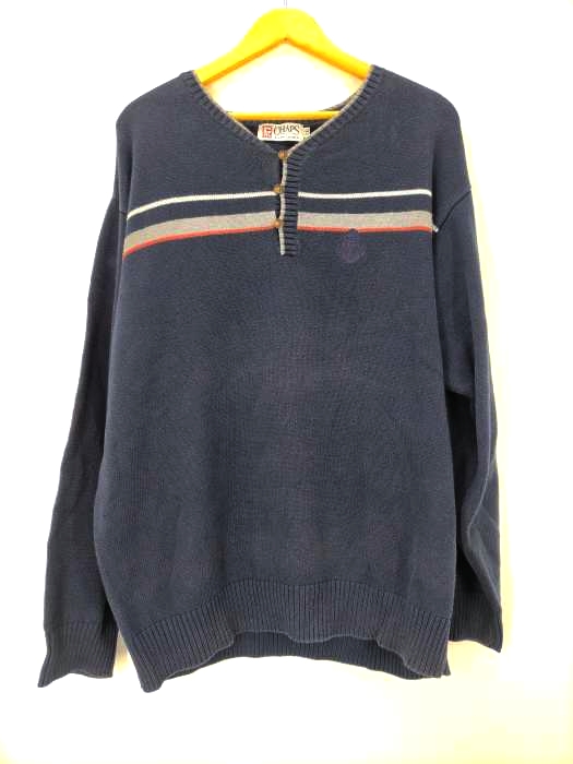 CHAPS RALPH LAUREN(チャップスラルフローレン) ヘンリーコットンニット メンズ import：XL
