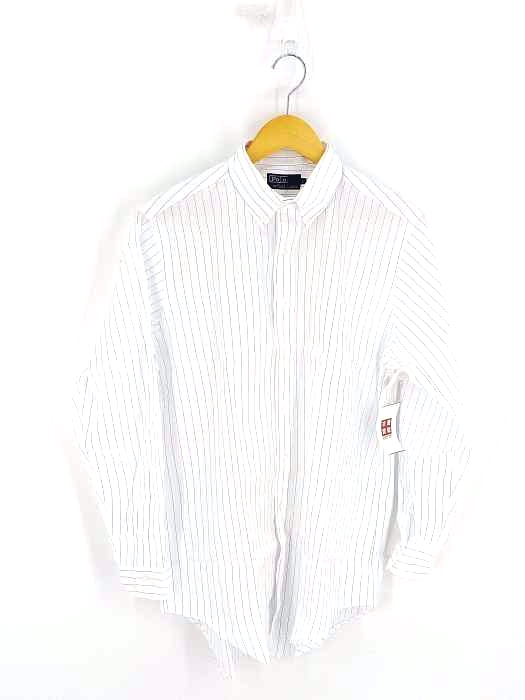 Polo by RALPH LAUREN(ポロバイラルフローレン) ストライプBDシャツ メンズ import：L