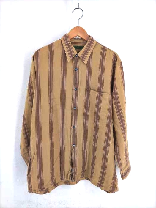 USED古着(ユーズドフルギ) GILDAS ボックスシルエット ストライプシャツ メンズ JPN：L
