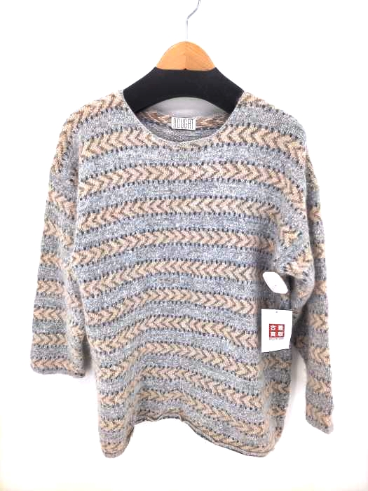 ヌガー NOUGAT 総柄シルクウールニット レディース ONE SIZE