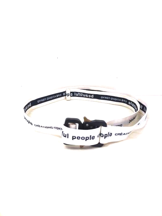 ビューティフルピープル beautiful people ロゴテープコブラバックルベルト レディース 表記無