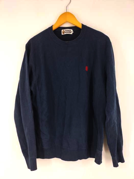 アベイシングエイプ A BATHING APE ミニロゴ スウェット メンズ JPN：XL