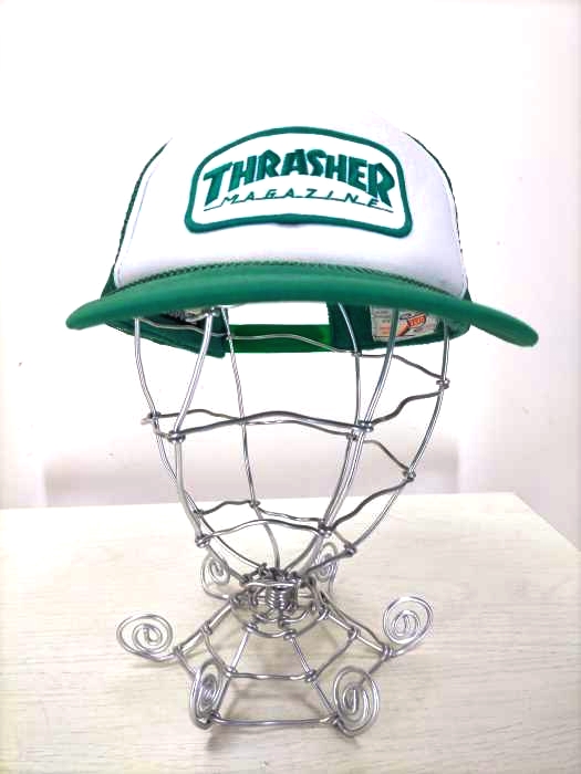 スラッシャー THRASHER OTTO ロゴ刺繍 スナップバックメッシュキャップ メンズ 表記無